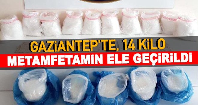 Gaziantep'te, metamfetamin ele geçirildi! 2 gözaltı