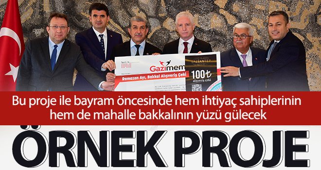 Gaziantep'te örnek proje