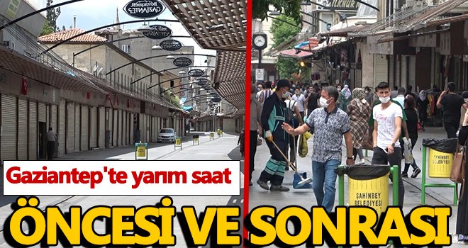 Gaziantep'te şaşkına çeviren görüntü!..