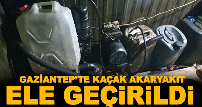 Gaziantep'te TIR garajında kaçak ayar kayıt ele geçirildi