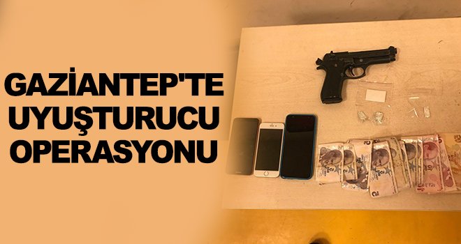 Gaziantep'te uyuşturucu ticareti yapanlara operasyon: 2 gözaltı