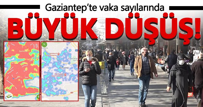 Gaziantep’te vaka sayılarında düşüş yaşanıyor