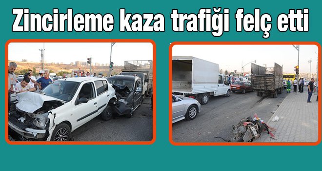 Gaziantep’te zincirleme kaza: 1’i ağır, 5 yaralı