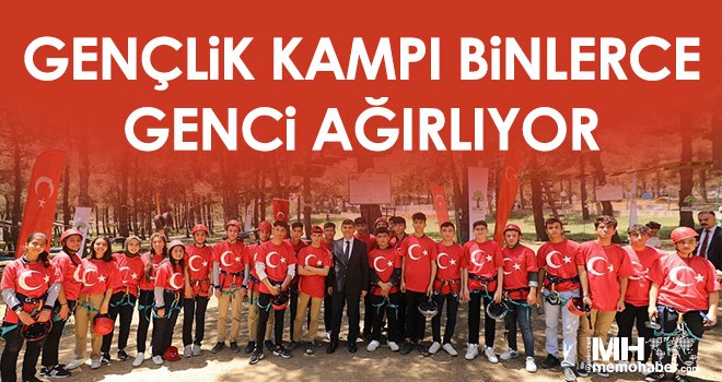 Gençlik kampı binlerce genci ağırlıyor