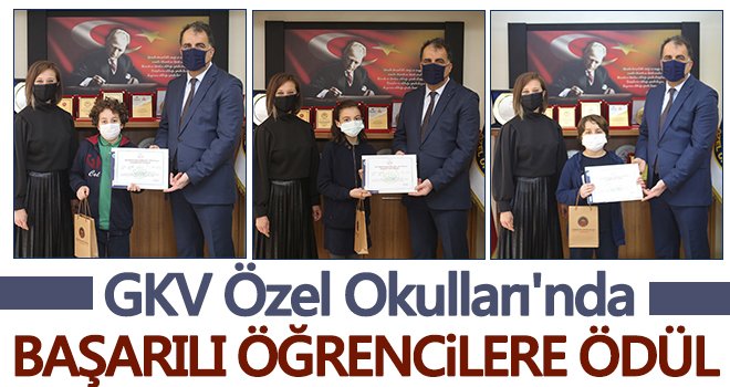 GKV Özel Okulları'nda başarılı öğrencilere ödül