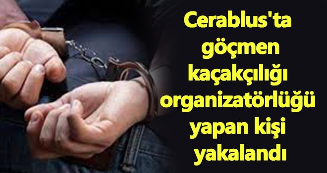 Göçmen kaçakçılığı organizatörlüğü yapan kişi yakalandı