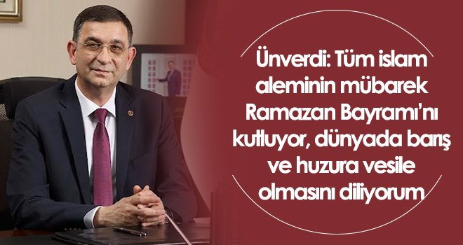 GSO Başkanı Ünverdi'den bayram kutlaması