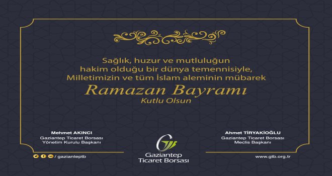 GTB Ramazan Bayramı