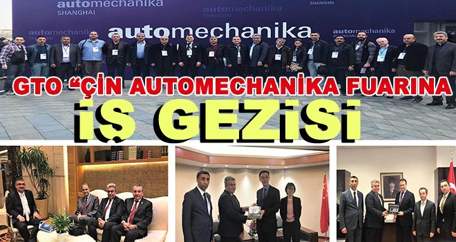 GTO üyeleri automechanika fuarına katıldı 