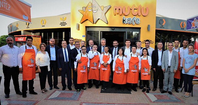 GTO yönetiminden 'Mutlu Kafe'ye ziyaret