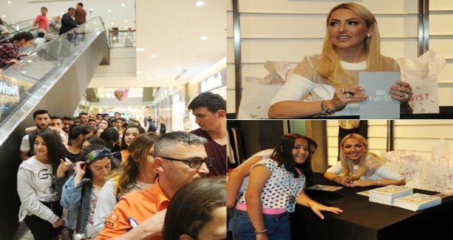 Hadise, Gaziantep’te hayranlarıyla buluştu