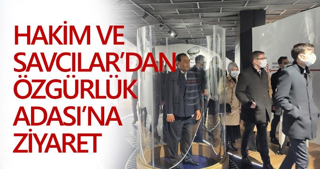 Hakim ve Savcılar’dan Özgürlük Adası’na ziyaret