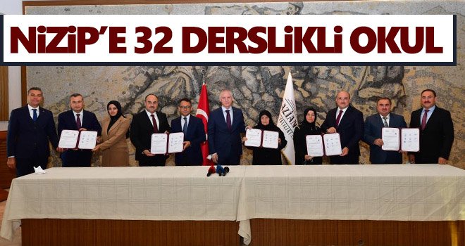 Hayırsever aile tarafından Nizip’e 32 derslikli okul yaptırılacak