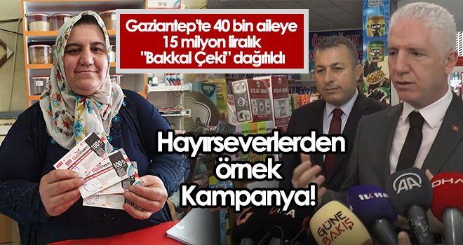 Hayırseverlerden örnek bir yardım kampanyası daha