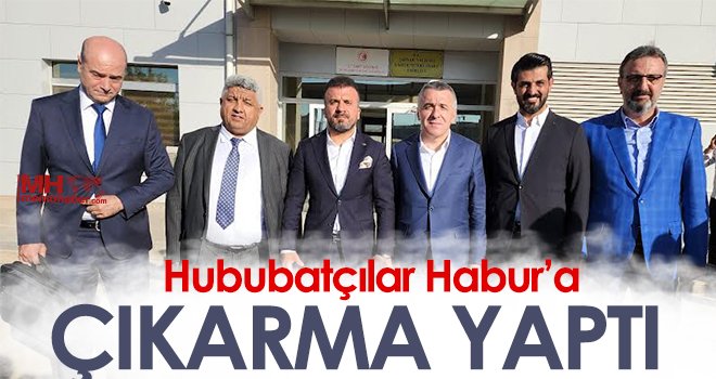 Hububatçılar Habur’a Çıkarma Yaptı