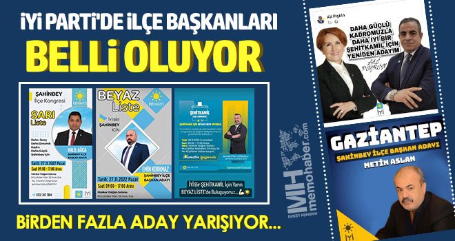 İYİ Parti'de ilçe başkanlığı seçimi heyecanı