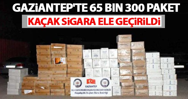 Kaçak sigara operasyonu: 8 gözaltı