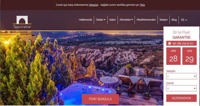 Kapadokya’da Balayı İçin Taşkonaklar Butik Otel 