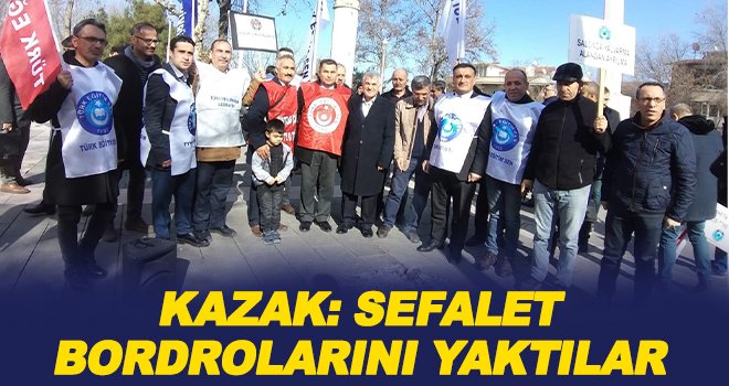 Kazak: 2 yıl sürecek çileli geçim mücadelesi başlamıştır