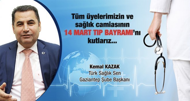 Kazak'tan '14 Mart Tıp Bayramı' mesajı