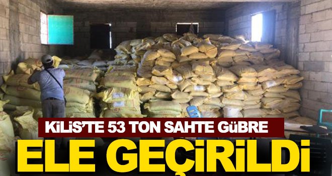 Kilis'te sahte gübre operasyonu: 2 gözaltı