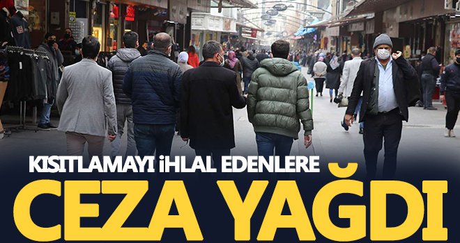 Kısıtlamayı ihlal eden 228 kişiye ceza