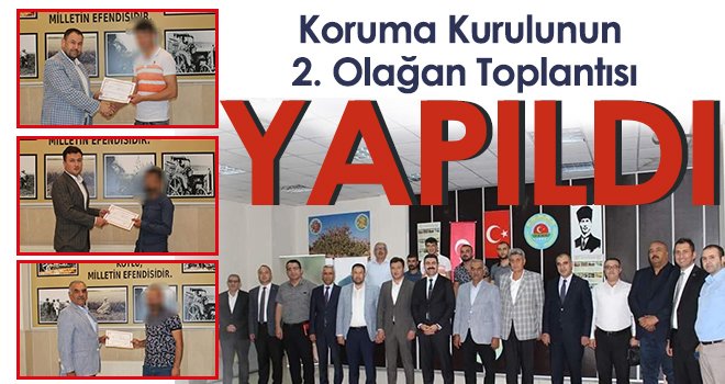 Koruma Kurulunun 2. Olağan Toplantısı Yapıldı