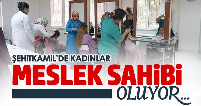 Kuaförlük ve cilt bakım kursuna yoğun ilgi