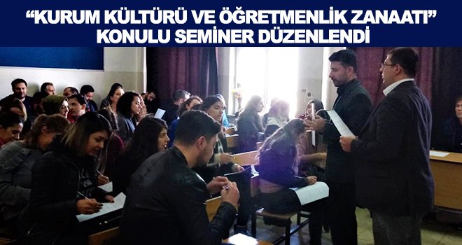 Kurum Kültürü ve Öğretmenlik Zanaatı