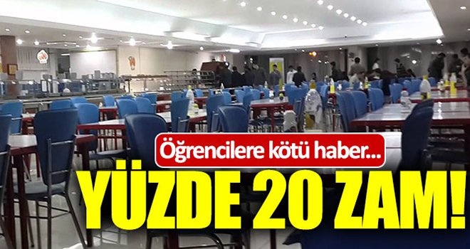 KYK yurtlarına yüzde 20 zam yapıldı