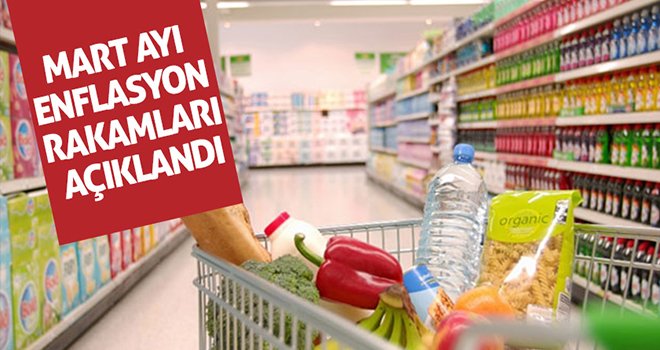 Mart ayına ilişkin enflasyon verileri açıklandı