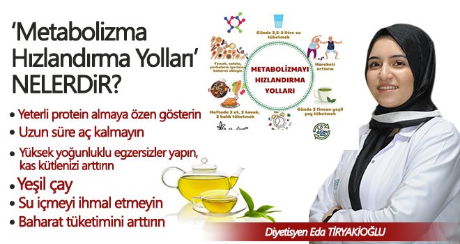 En Hizli Metabolizma Hizlandirmak Icin Ne Yapmaliyim