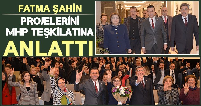 MHP Şahinbey Teşkilatından Şahin'e büyük destek