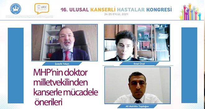 MHP’nin doktor milletvekilinden kanserle mücadele önerileri