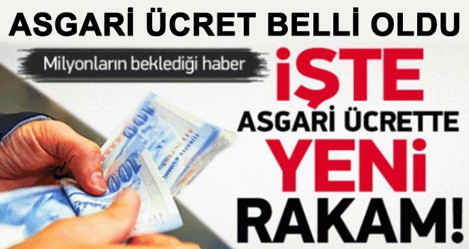 Milyonlarca çalışanı ilgilendiren asgari ücret tutarı belli oldu!