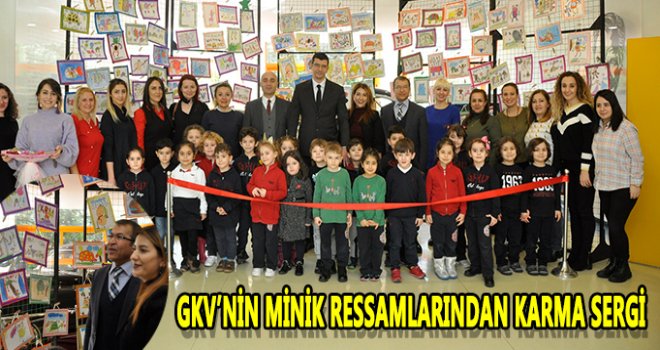 Minik GKV'lilerin resim sergisi 