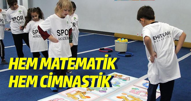 Minikler, eğlenceli rakamlar atölyesinde çok mutlu