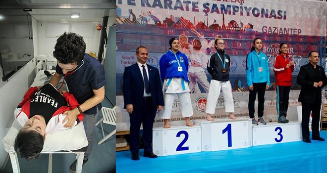 Minikler ve Yıldızlar Türkiye Karate Şampiyonası’na sağlık desteği