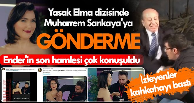 Muharrem Sarıkaya'ya gönderme! İzleyenler kahkahayı bastı