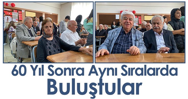 Nizip'te 60 yıl sonra aynı sıralarda buluştular