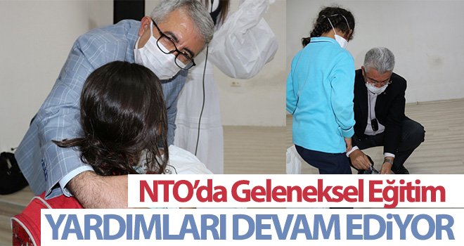 NTO’da geleneksel eğitim yardımları devam ediyor