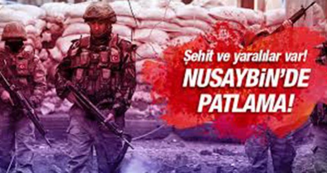 Nusaybin'de askere PKK'dan bombalı tuzak: 1 şehit, 8 yaralı