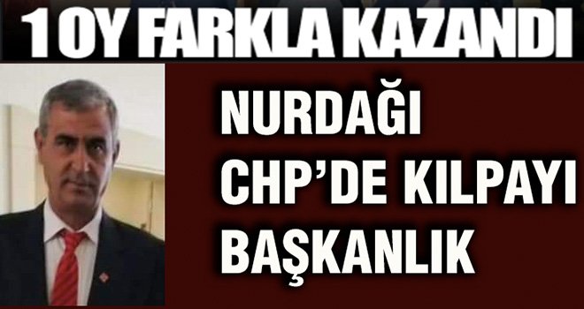 O ilçede CHP ilçe başkanı 1 oyla seçildi