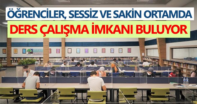 Öğrencilerden gençlik kütüphanelerine yoğun ilgi