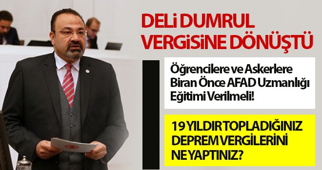 Öğrencilere ve askerlere biran önce AFAD uzmanlığı eğitimi verilmeli!