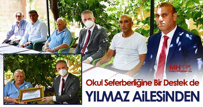 Okul Seferberliğine Bir Destek de Yılmaz Ailesinden 