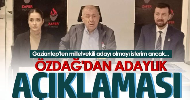 Özdağ'dan adaylık açıklaması