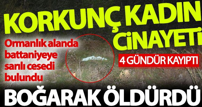 Parkta tanıştığı kişi tarafından boğularak öldürüldü