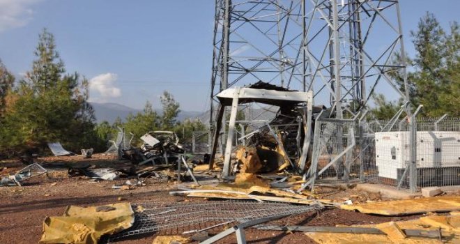 PKK, Gaziantep'te baz istasyonuna saldırdı, haberleşme kesildi