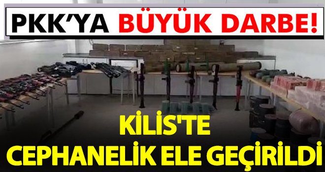 PKK'ya gönderilmek istenen cephanelik ele geçirildi